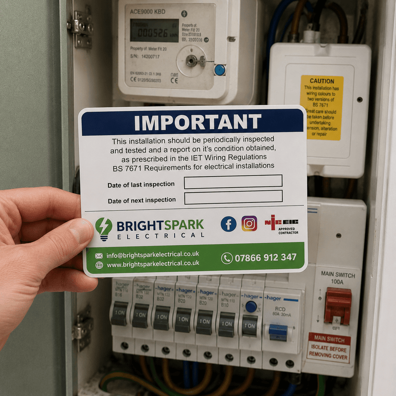 Periodic Electrical Inspection Sticker