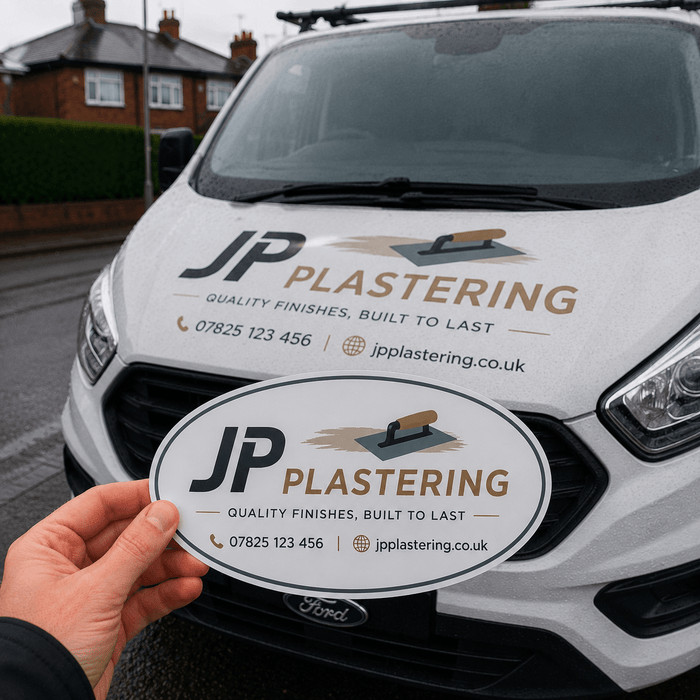 Custom Oval Stickers