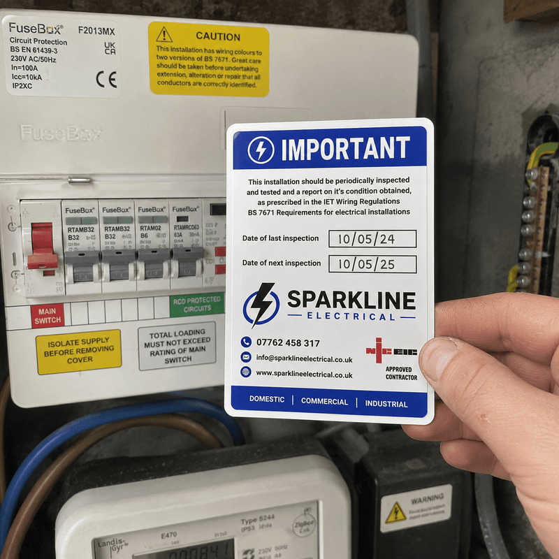 Custom Electrical Inspection Stickers