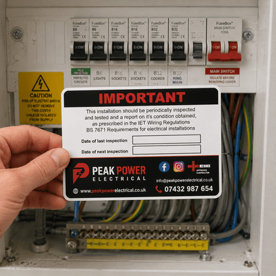 Periodic Electrical Inspection Sticker
