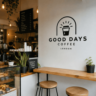 Custom Printed Wall Logo | Single Colour